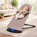 Newborn Baby Bouncer Chair & Foldable Rocker Seat – Soft, Reclining, 0–6 Months