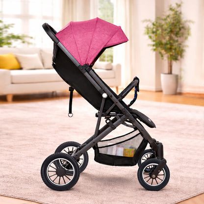 Kiduno Compact Baby Stroller – Foldable Travel Pushchair, With Music Tray.