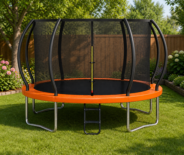 Garden Trampoline 6ft 8ft 10ft 12ft with Safety Net – Outdoor Trampoline for Kids & Adults