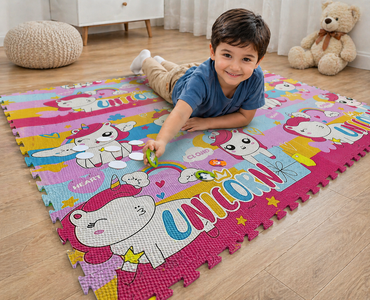 Baby Play Mat Foam Tiles – Interlocking EVA Floor Mat for Crawling, Playrooms & Nurseries