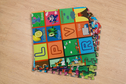 Baby Play Mat Foam Tiles – Interlocking EVA Floor Mat for Crawling, Playrooms & Nurseries