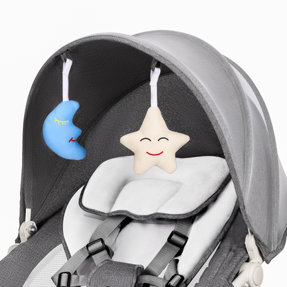 Electric Baby Swing with Remote & Bluetooth – Soothing Baby Rocker, 5 Speeds, 0–12 Months