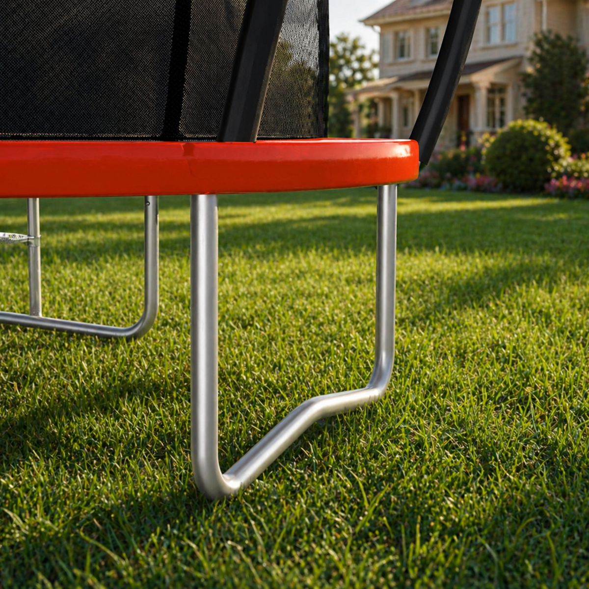 Kiduno 6ft Garden Trampoline for Kids and Adults  – Outdoor Trampoline with Safety Net