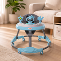 Baby Walker Foldable with Music Tray – Adjustable Height Activity Walker, 6 Months+