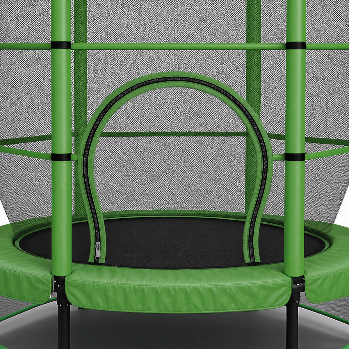 55" Kids Trampoline & Mini Rebounder with Safety Net – Indoor & Outdoor, Ages 1–11