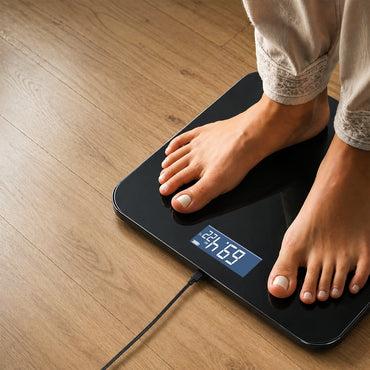 Smart Bathroom Scale Bluetooth – Body Fat, BMI & Weight Tracker, Holds 180kg