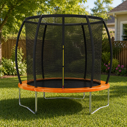 Kiduno 6ft Garden Trampoline for Kids and Adults  – Outdoor Trampoline with Safety Net