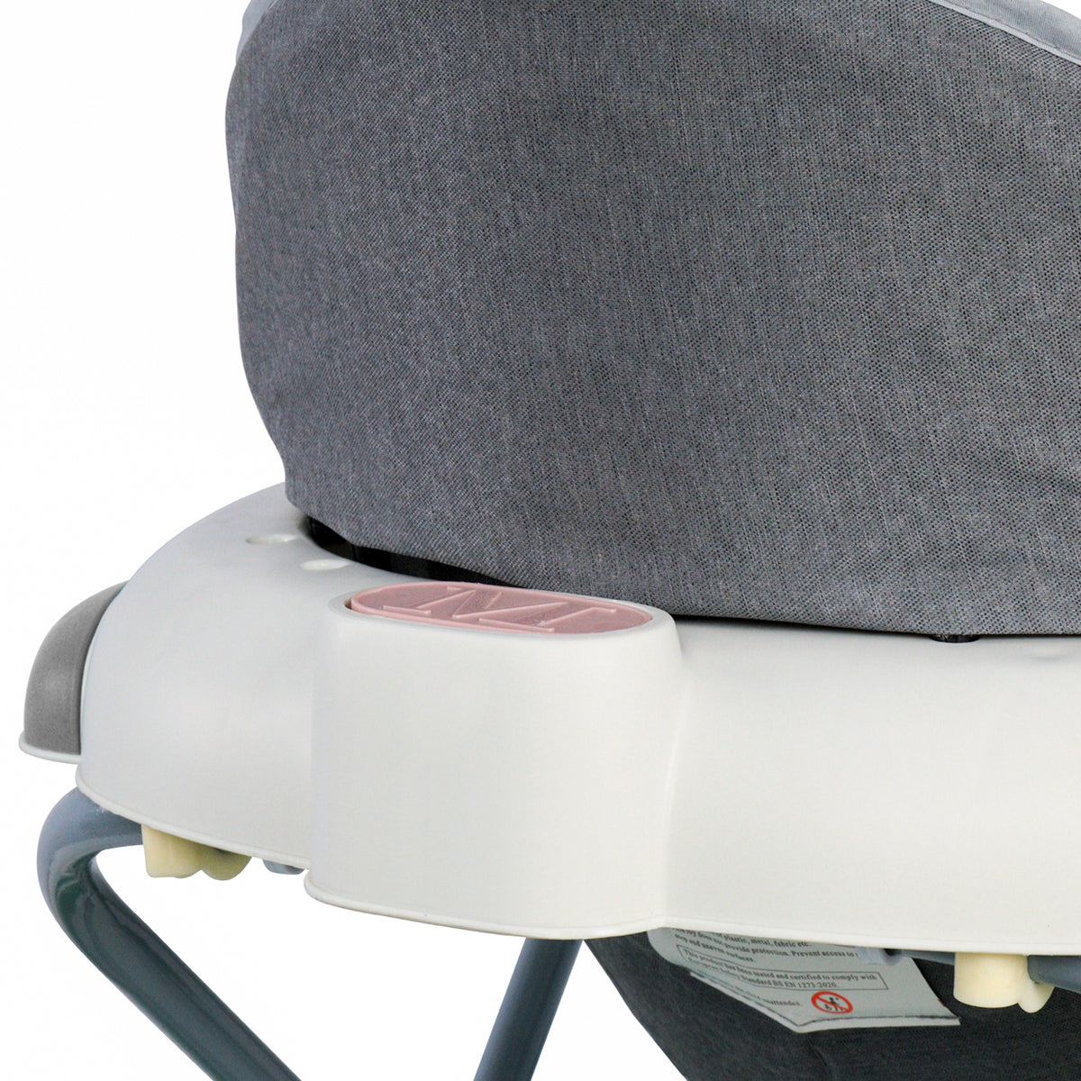 Baby Walker 4-in-1 with Wheels – Foldable Activity Walker & Rocker, Adjustable Height