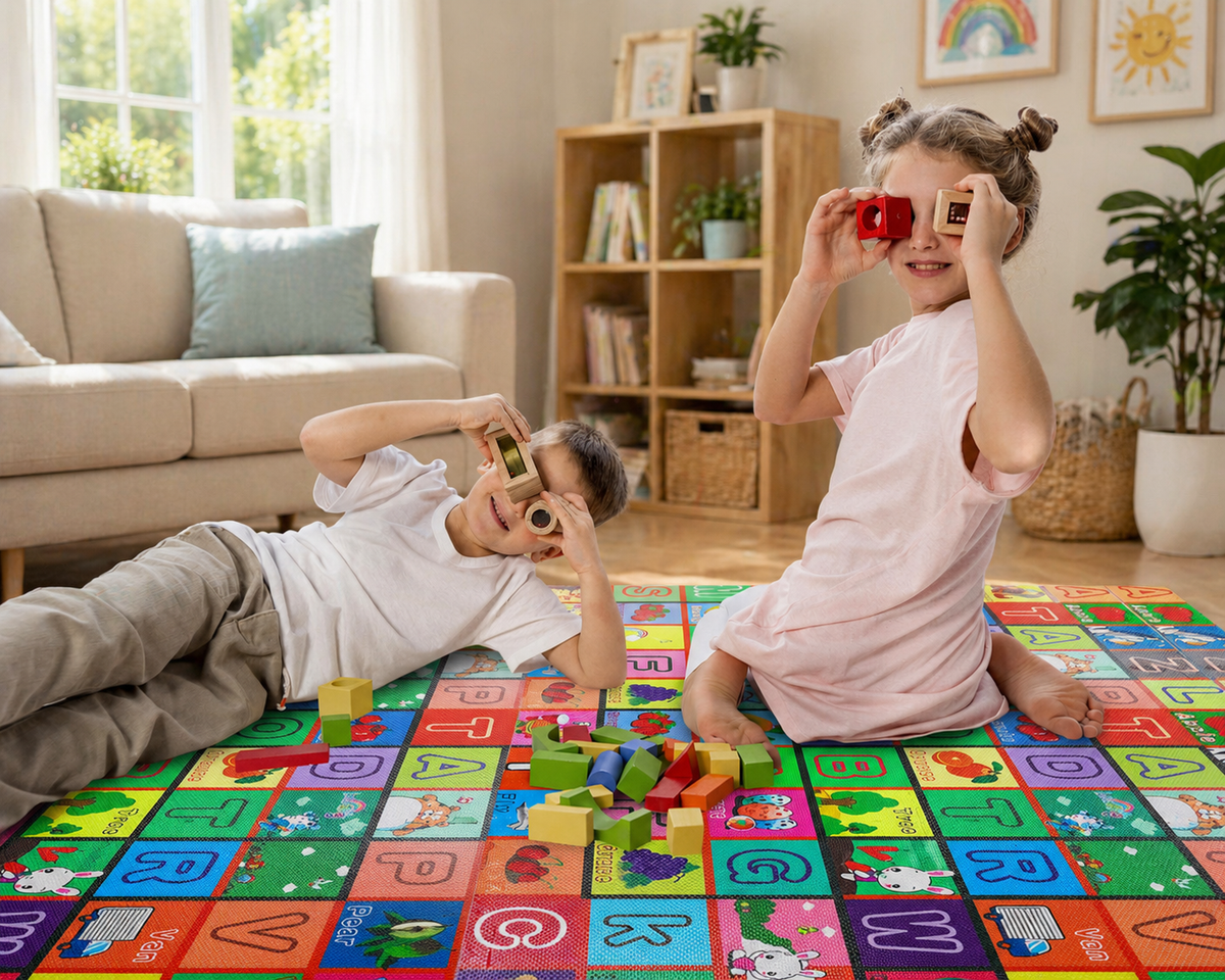 Baby Play Mat Foam Tiles – Interlocking EVA Floor Mat for Crawling, Playrooms & Nurseries