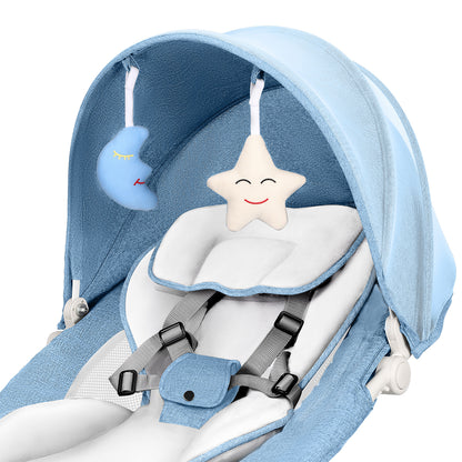 Electric Baby Swing with Remote & Bluetooth – Soothing Baby Rocker, 5 Speeds, 0–12 Months