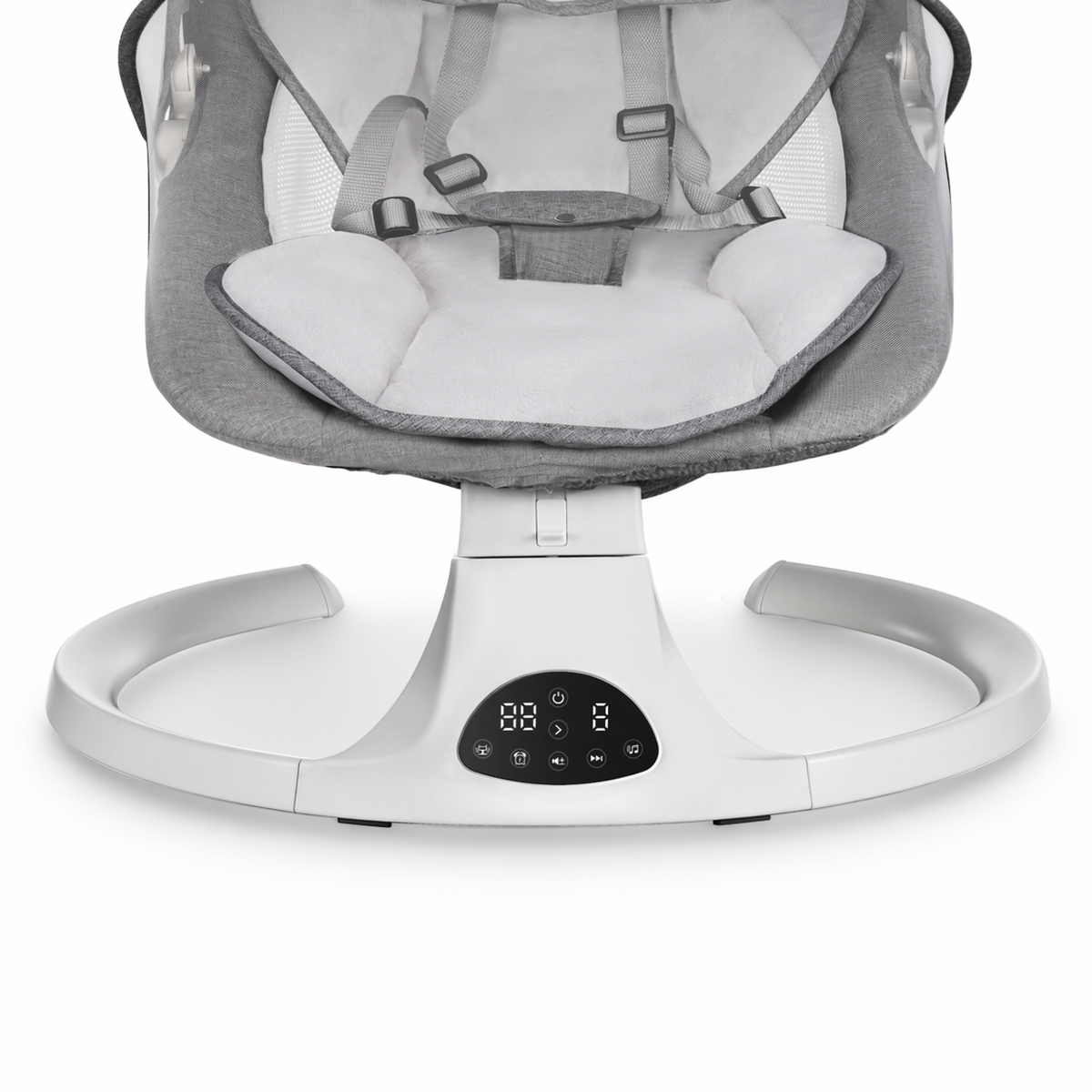 Electric Baby Swing with Remote & Bluetooth – Soothing Baby Rocker, 5 Speeds, 0–12 Months