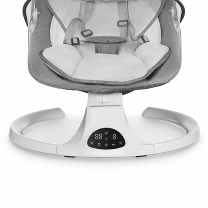 Electric Baby Swing with Remote & Bluetooth – Soothing Baby Rocker, 5 Speeds, 0–12 Months
