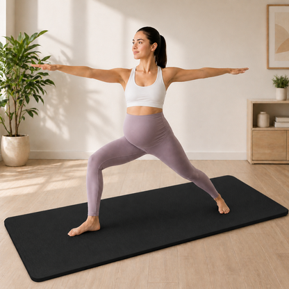 Yoga Mat 20mm Extra Thick – Non-Slip Pilates, Stretching & Pregnancy Exercise Mat