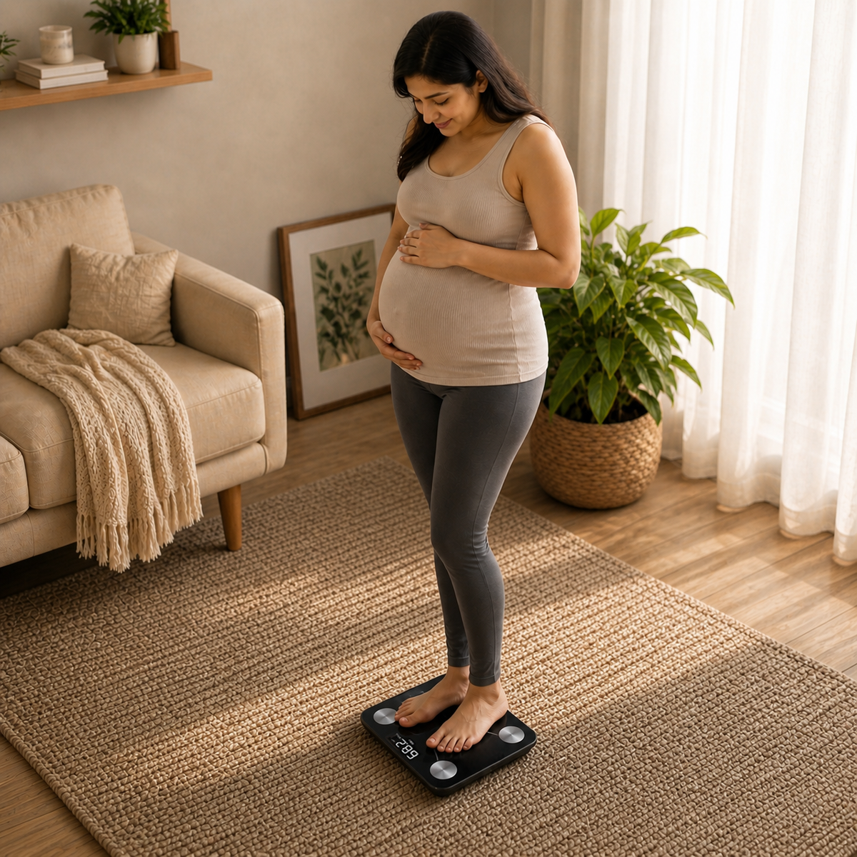 Smart Bathroom Scale Bluetooth – Body Fat, BMI & Weight Tracker, Holds 180kg