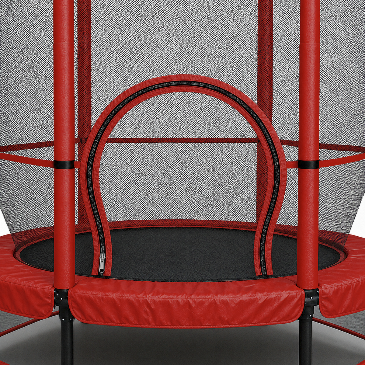 55" Kids Trampoline & Mini Rebounder with Safety Net – Indoor & Outdoor, Ages 1–11
