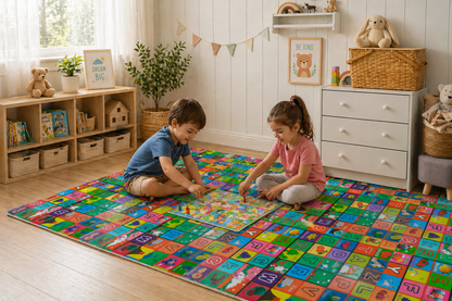 Baby Play Mat Foam Tiles – Interlocking EVA Floor Mat for Crawling, Playrooms & Nurseries