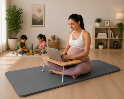 Yoga Mat 20mm Extra Thick – Non-Slip Pilates, Stretching & Pregnancy Exercise Mat
