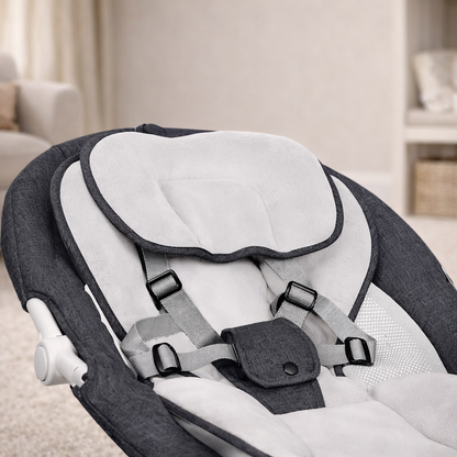 Electric Baby Swing with Remote & Bluetooth – Soothing Baby Rocker, 5 Speeds, 0–12 Months