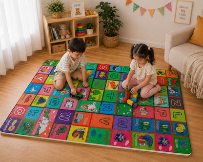 Baby Play Mat Foam Tiles – Interlocking EVA Floor Mat for Crawling, Playrooms & Nurseries