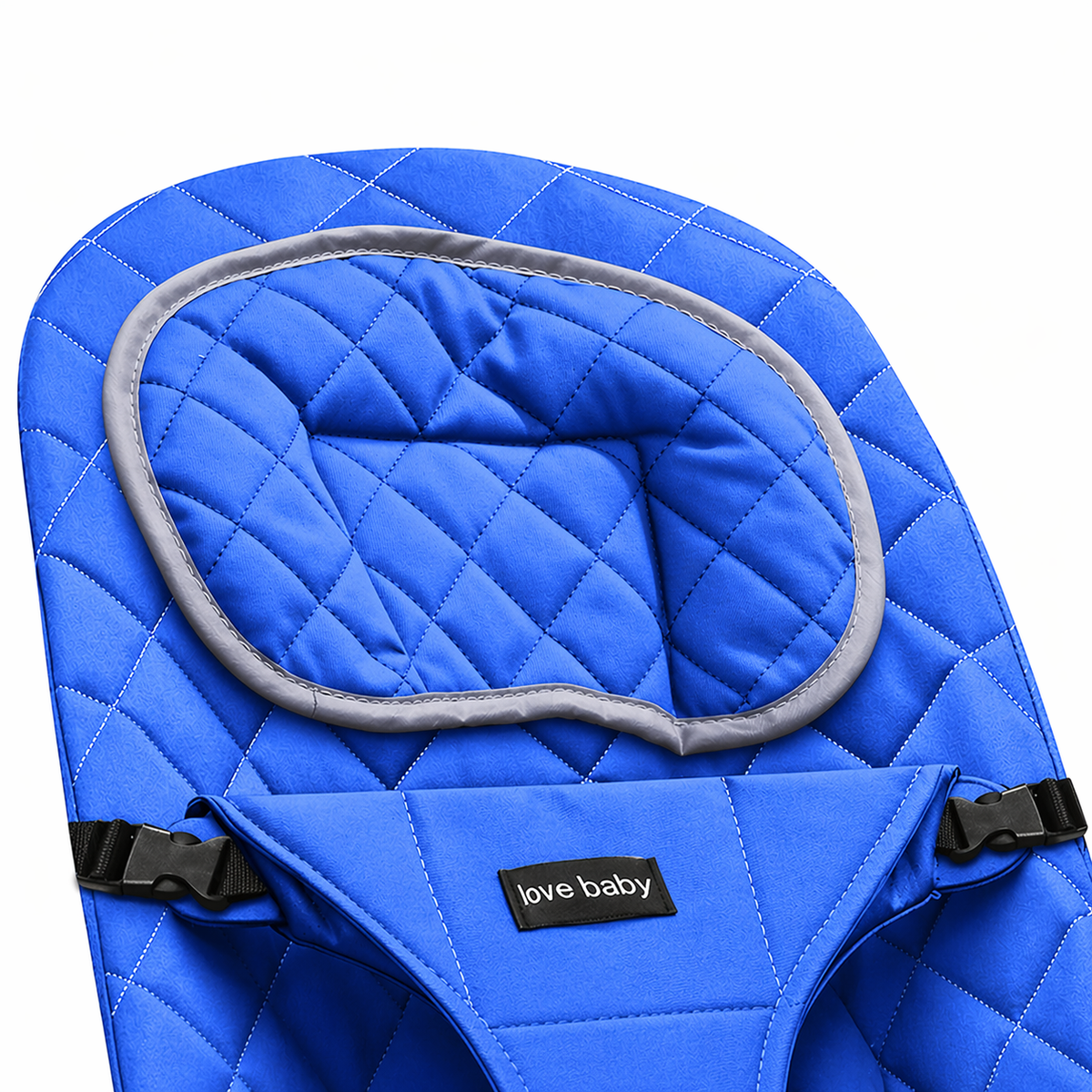 Newborn Baby Bouncer Chair & Foldable Rocker Seat – Soft, Reclining, 0–6 Months