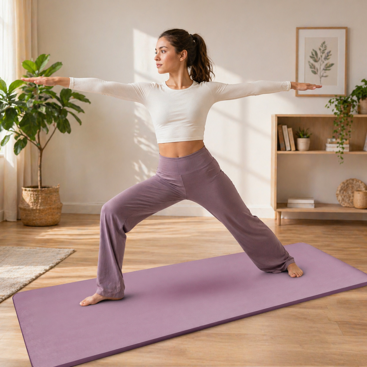 Yoga Mat 20mm Extra Thick – Non-Slip Pilates, Stretching & Pregnancy Exercise Mat