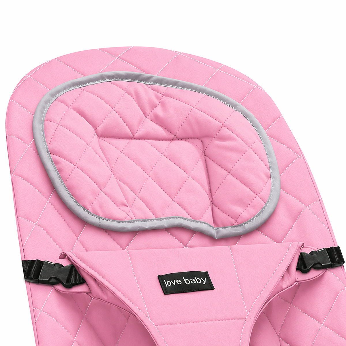 Newborn Baby Bouncer Chair & Foldable Rocker Seat – Soft, Reclining, 0–6 Months