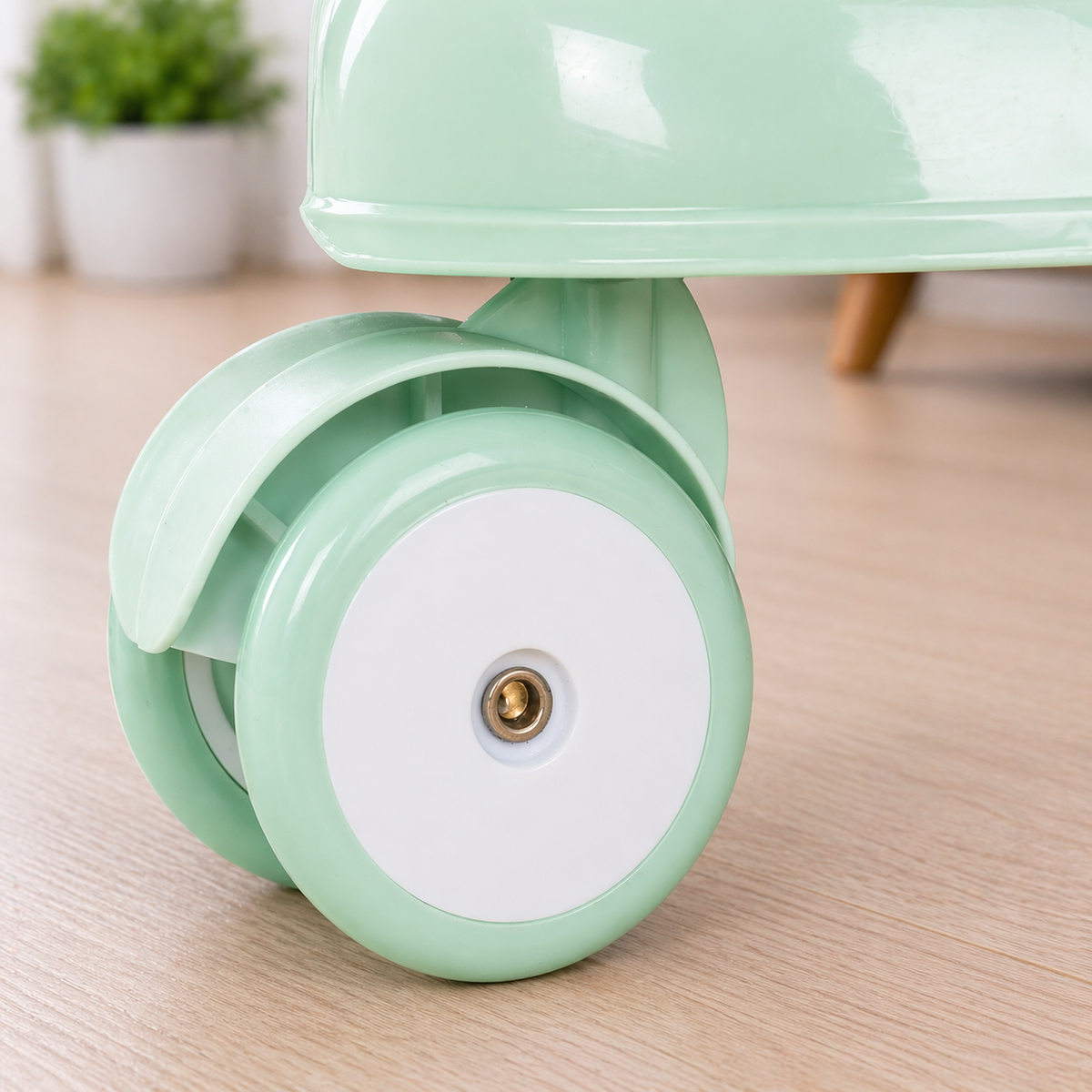 Baby Walker Foldable with Music Tray – Adjustable Height Activity Walker, 6 Months+