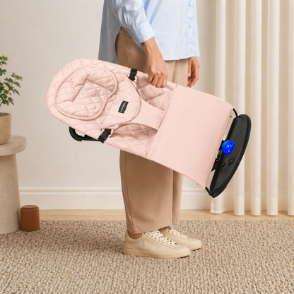 Newborn Baby Bouncer Chair & Foldable Rocker Seat – Soft, Reclining, 0–6 Months