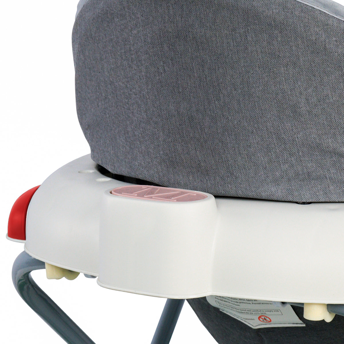 Baby Walker 4-in-1 with Wheels – Foldable Activity Walker & Rocker, Adjustable Height