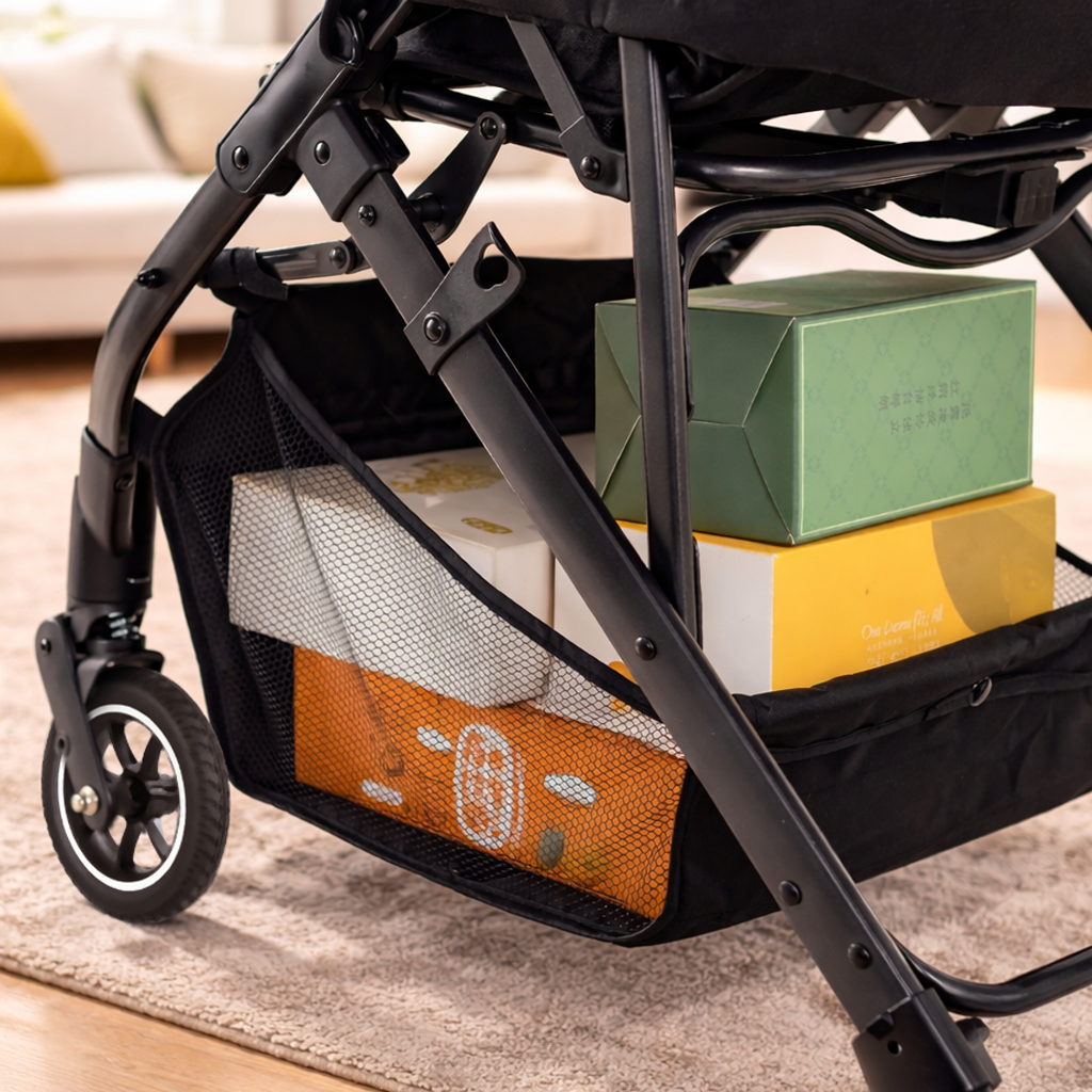 Kiduno Compact Baby Stroller – Foldable Travel Pushchair, With Music Tray.