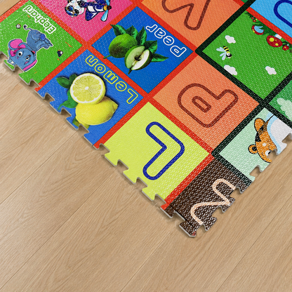 Baby Play Mat Foam Tiles – Interlocking EVA Floor Mat for Crawling, Playrooms & Nurseries