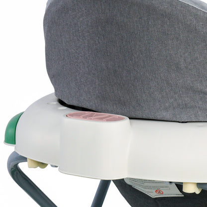 Baby Walker 4-in-1 with Wheels – Foldable Activity Walker & Rocker, Adjustable Height