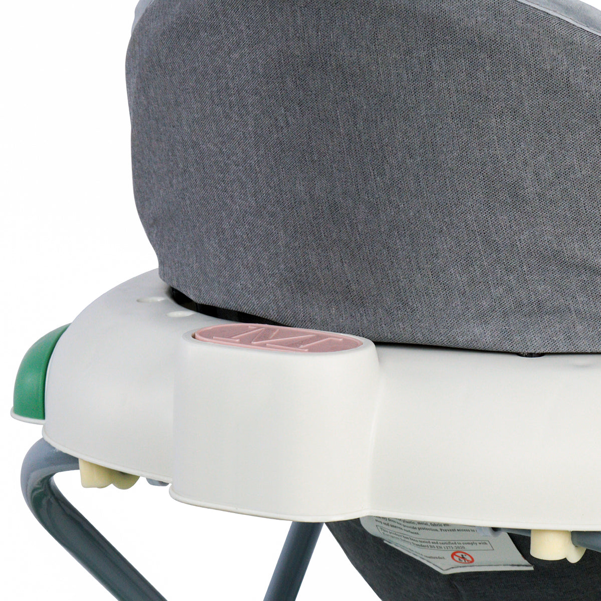 Baby Walker 4-in-1 with Wheels – Foldable Activity Walker & Rocker, Adjustable Height