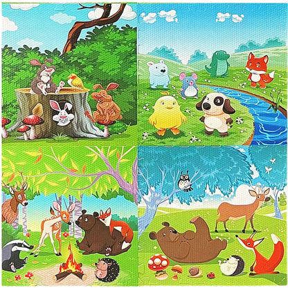 Baby Play Mat Foam Tiles – Interlocking EVA Floor Mat for Crawling, Playrooms & Nurseries