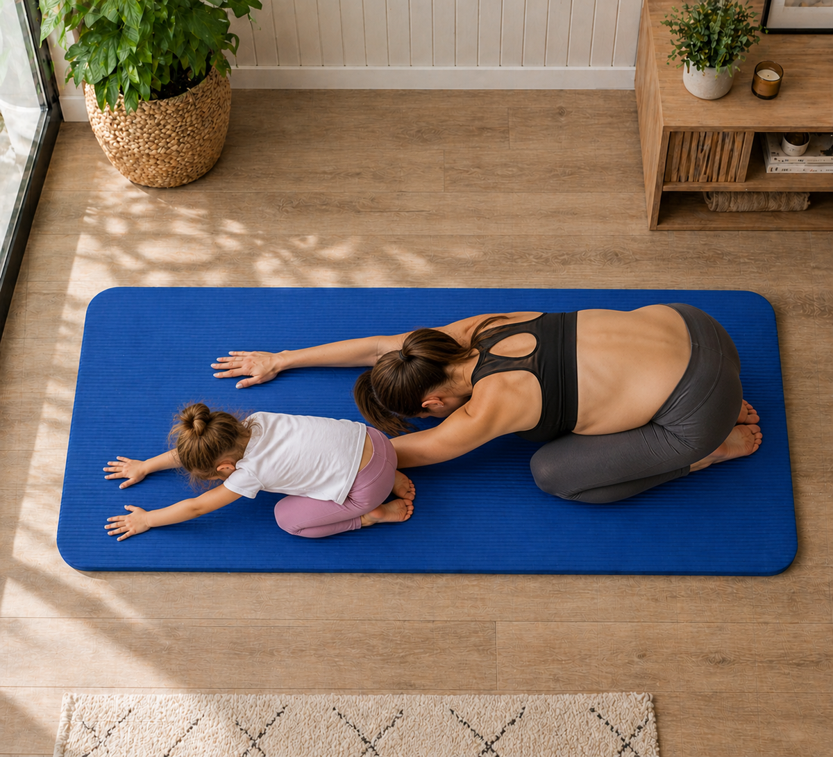 Yoga Mat 20mm Extra Thick – Non-Slip Pilates, Stretching & Pregnancy Exercise Mat