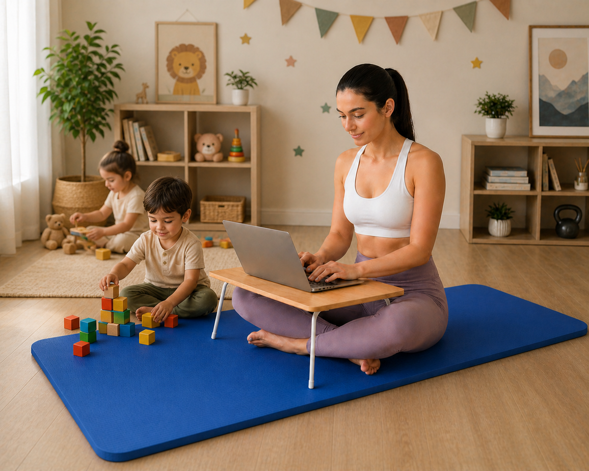 Yoga Mat 20mm Extra Thick – Non-Slip Pilates, Stretching & Pregnancy Exercise Mat
